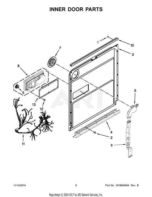 kitchenaid parts diagram