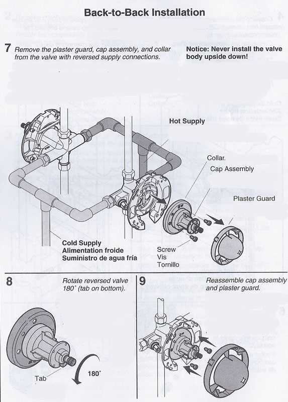 kohler shower valve parts diagram