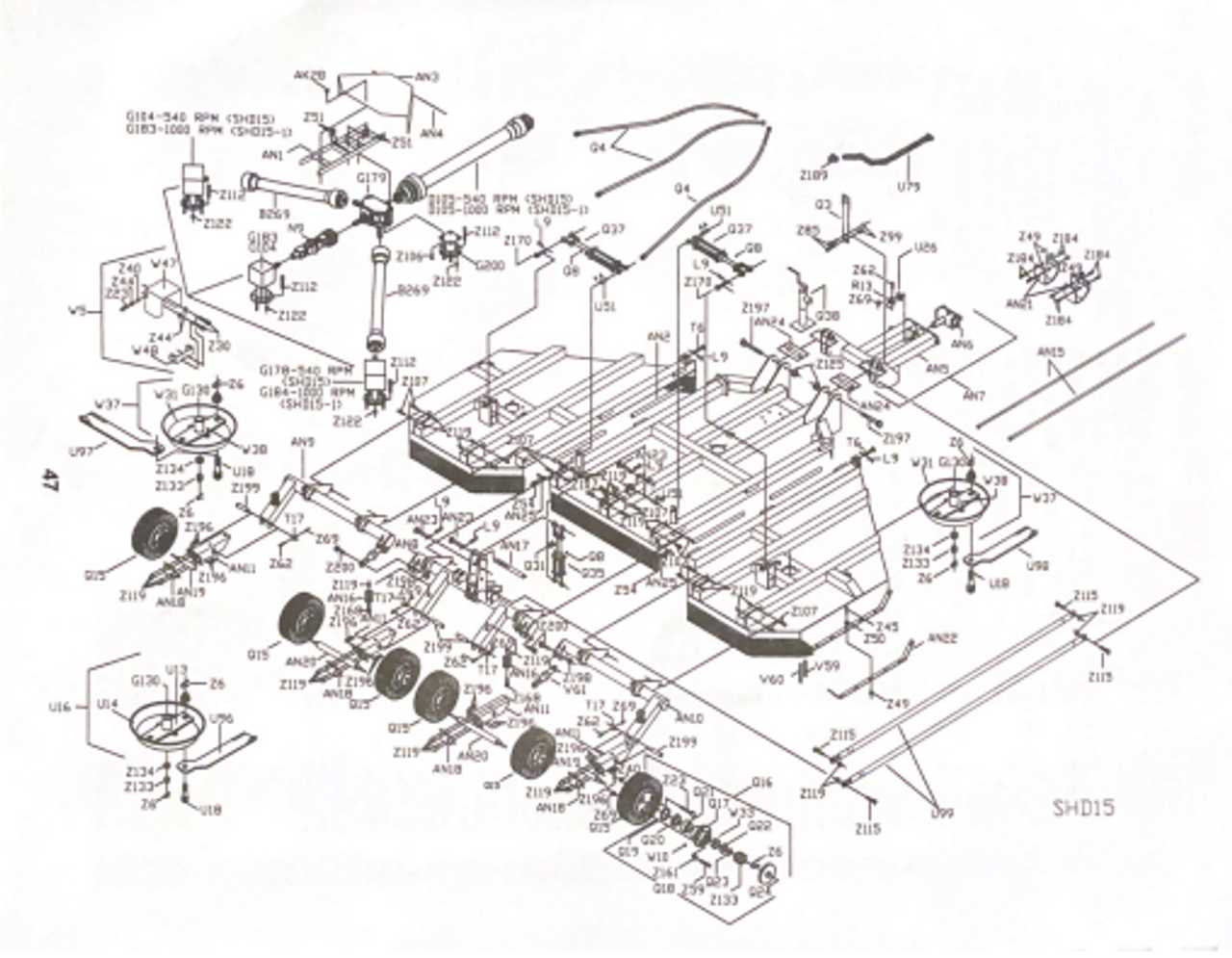 chain parts diagram