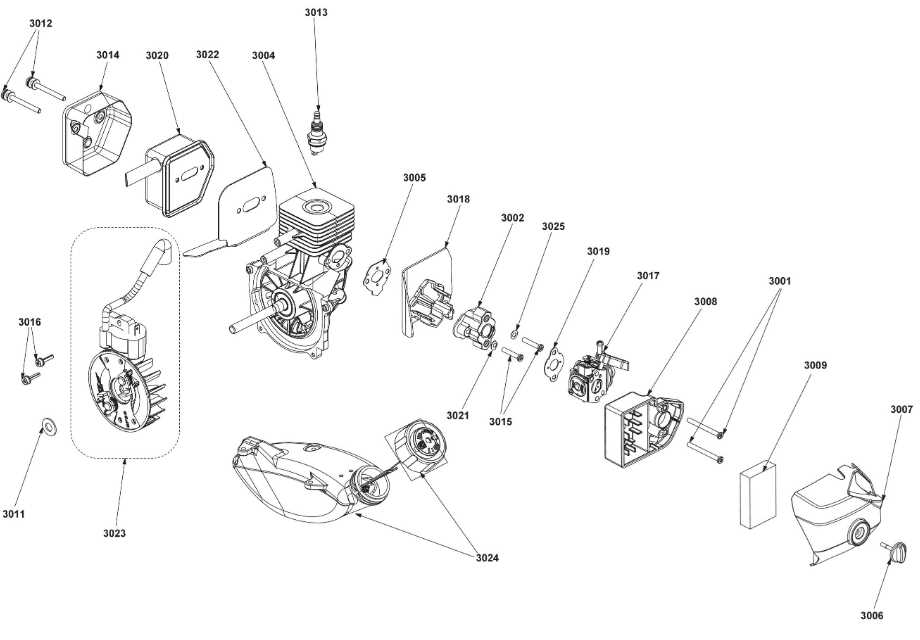 ryobi weed wacker parts diagram