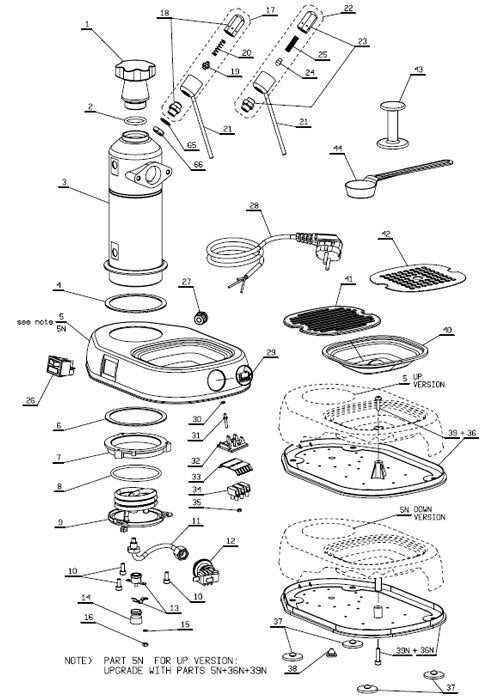 la pavoni europiccola parts diagram