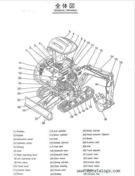 kobelco parts diagram