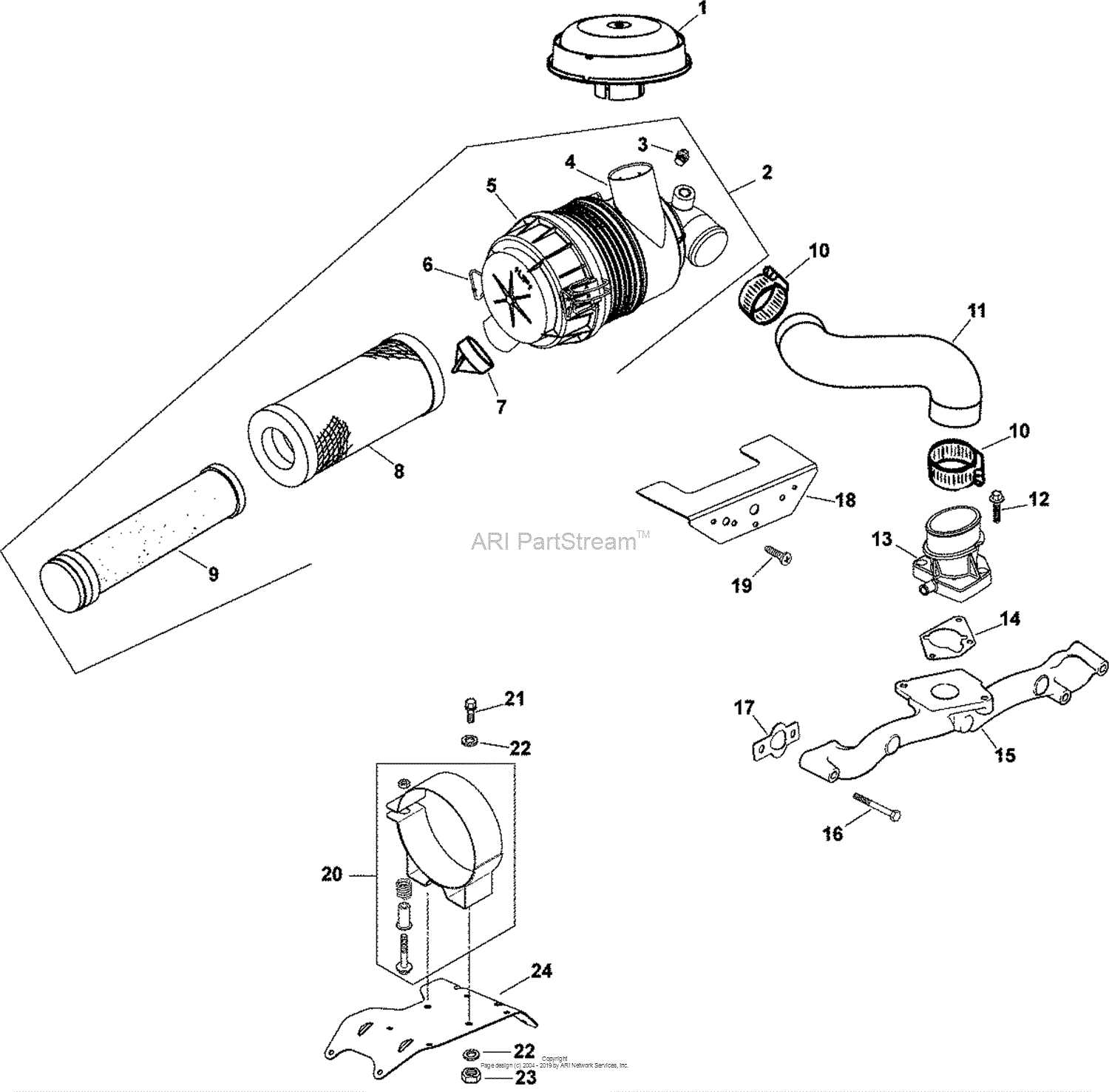 kohler command 23 parts diagram