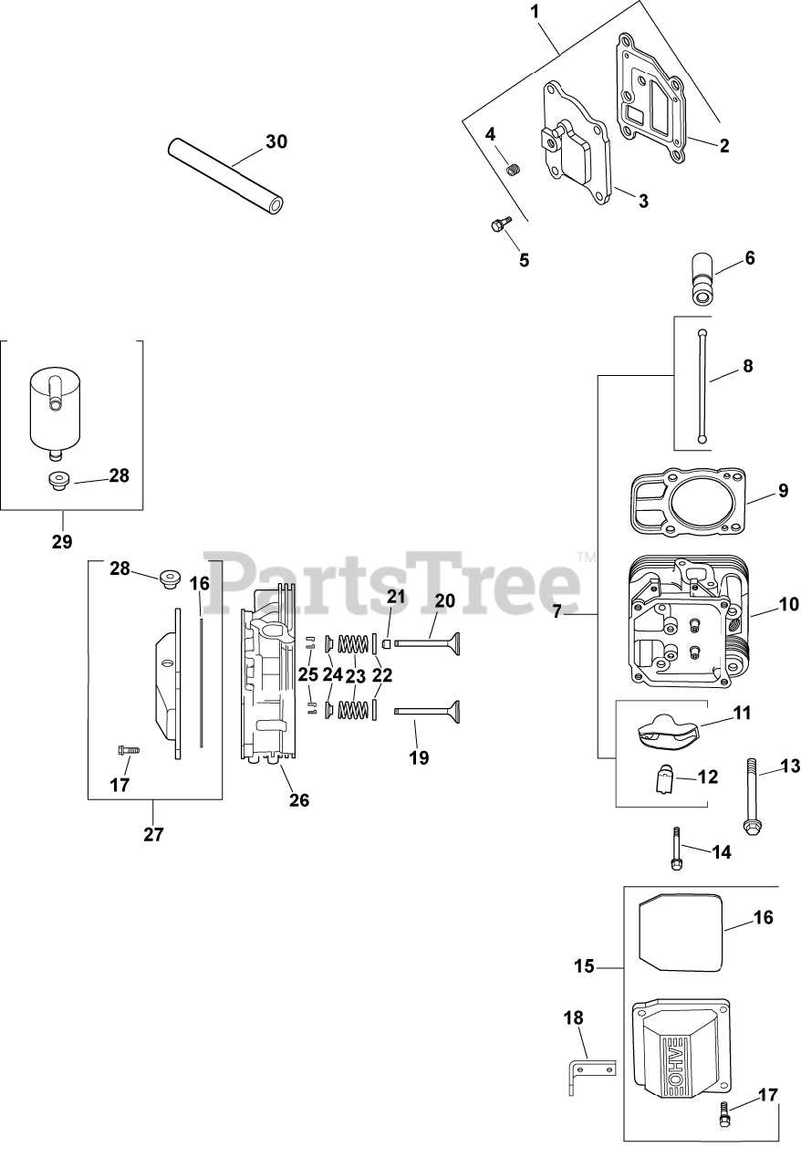 kohler cv23s parts diagram