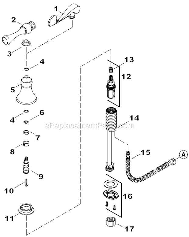 kohler k 15160 parts diagram