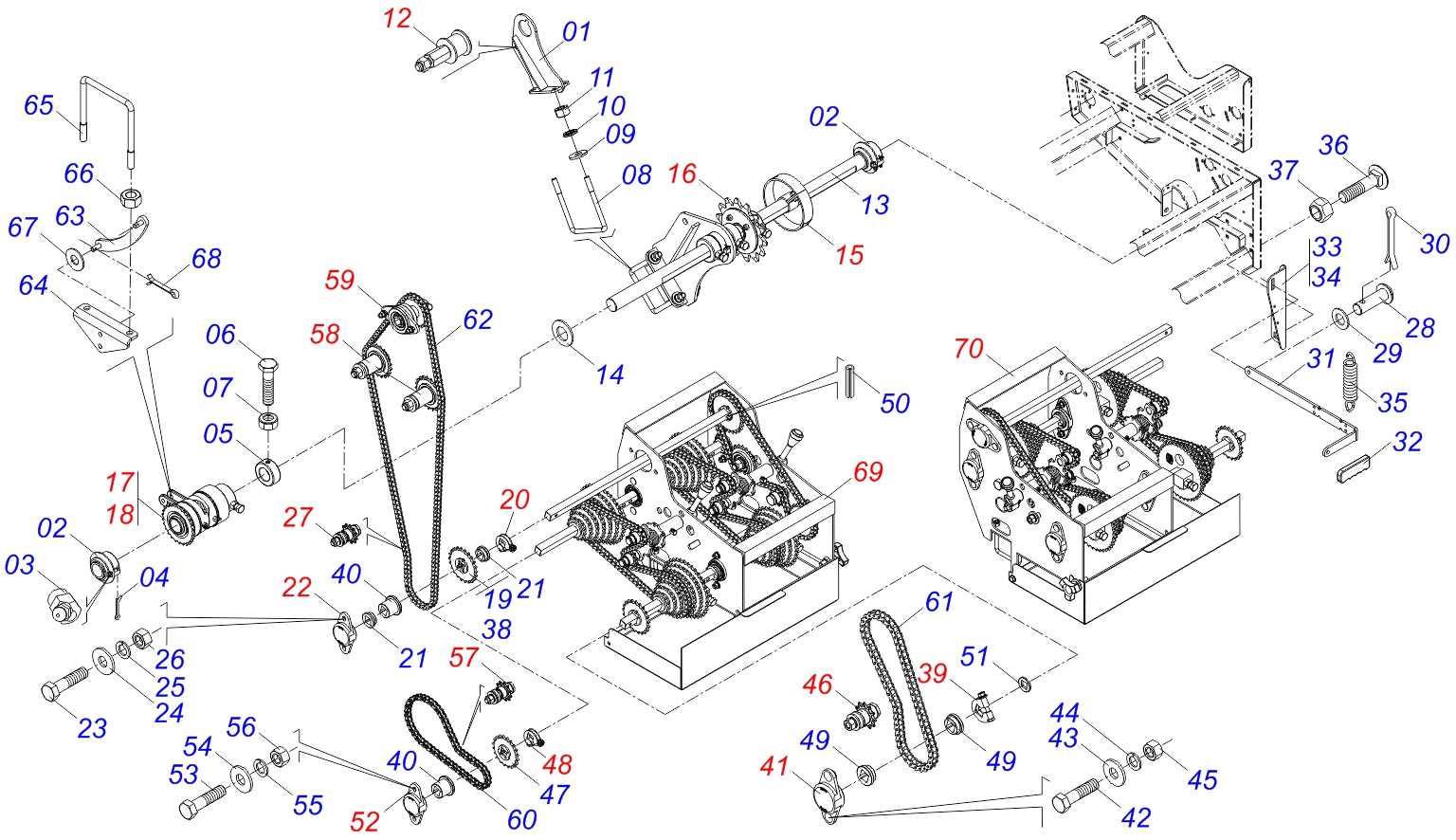 stihl ms200t parts diagram