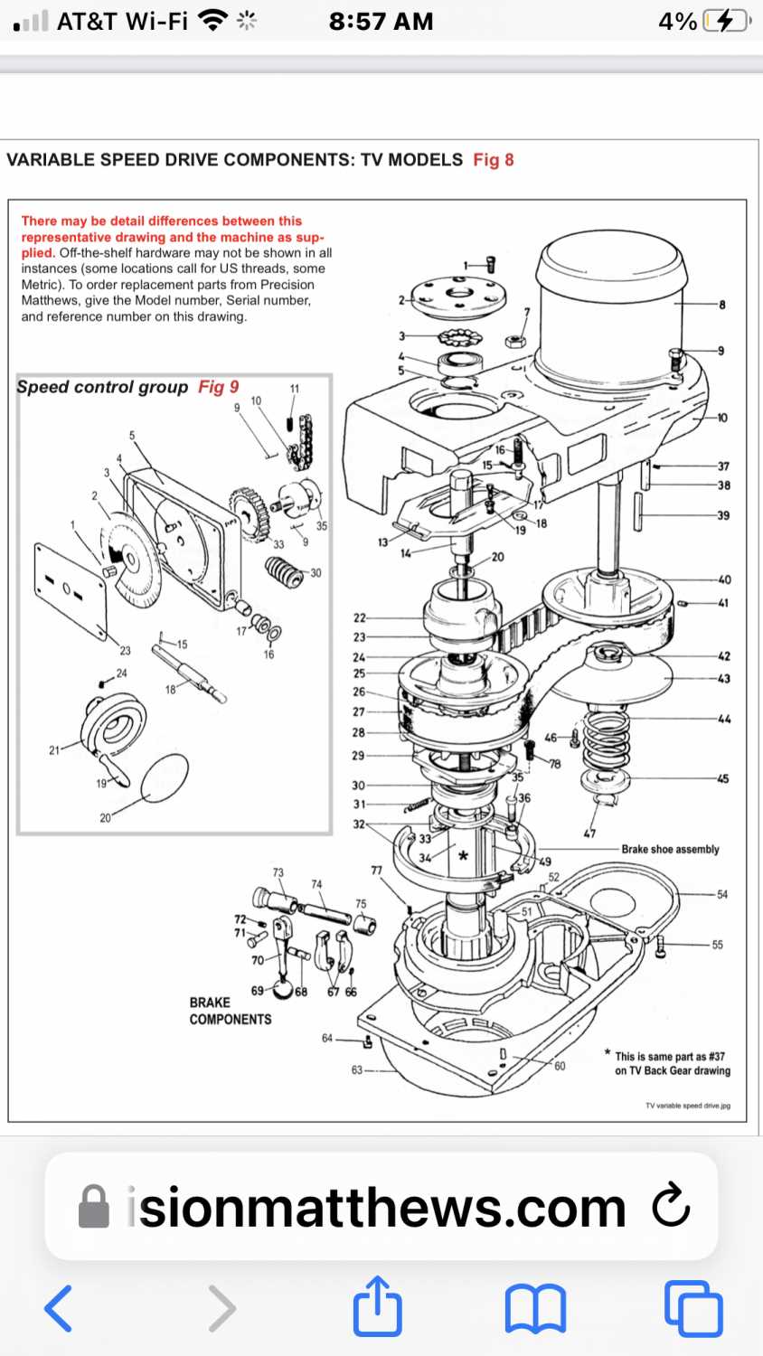 bridgeport 2j head parts diagram