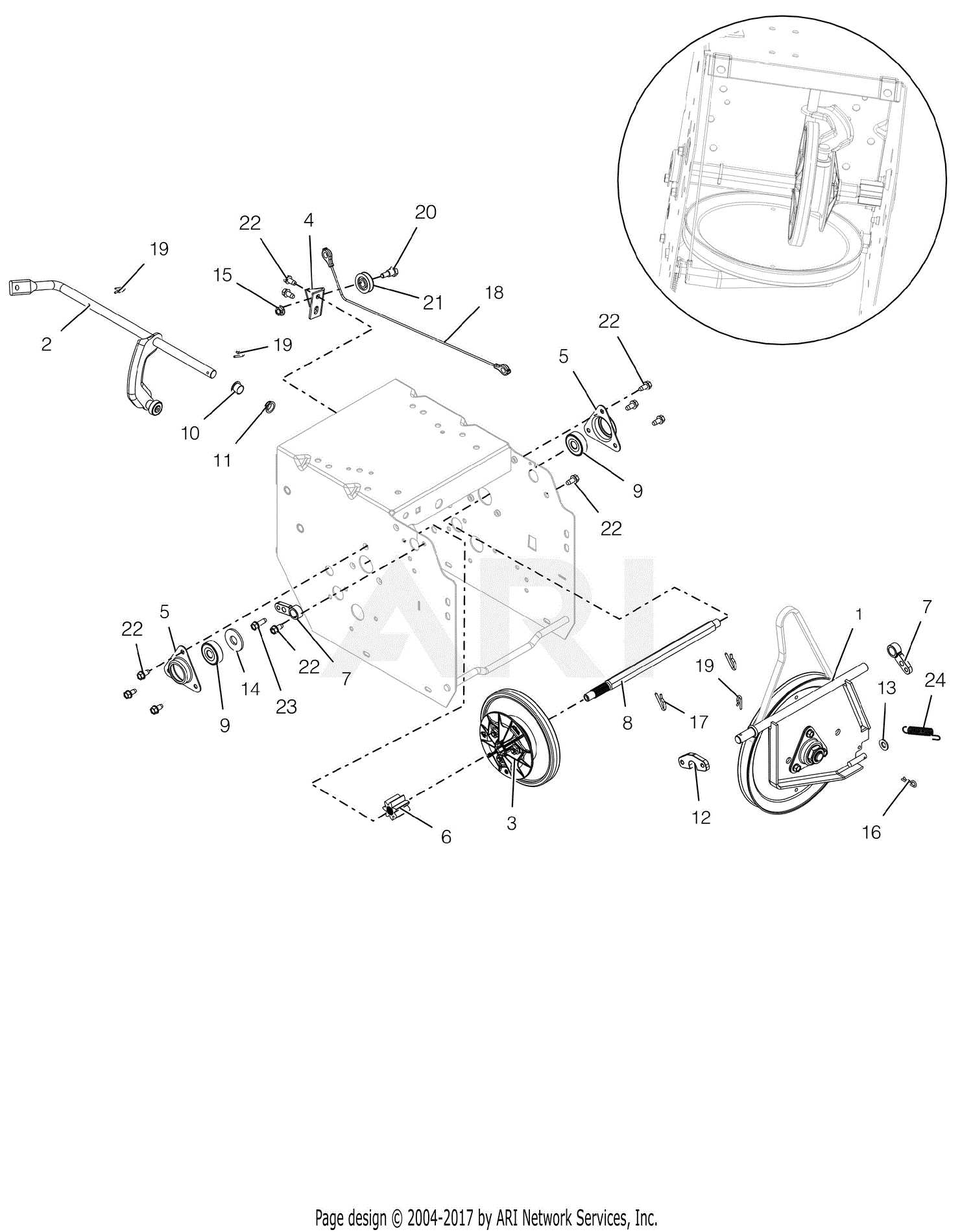 ariens classic 24 parts diagram