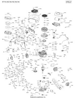 kt730 parts diagram