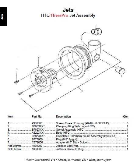 jacuzzi parts diagram