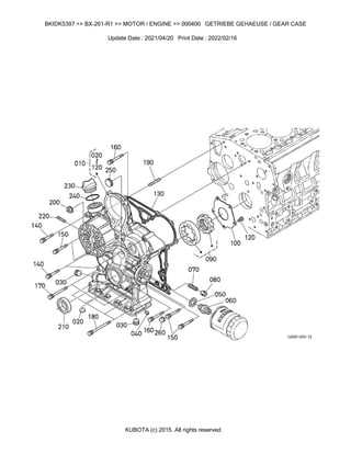 kubota bx parts diagram