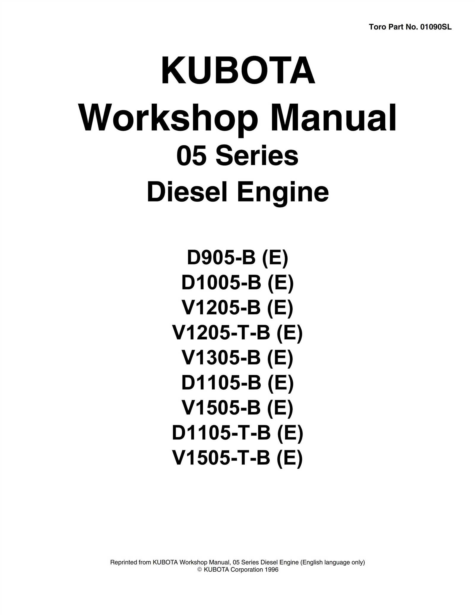 kubota d905 parts diagram