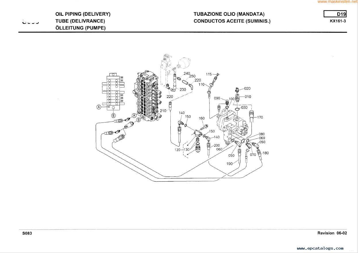 kubota kx161 3 parts diagram