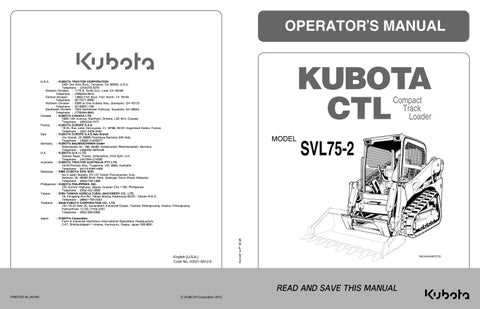 kubota svl75 2 parts diagram