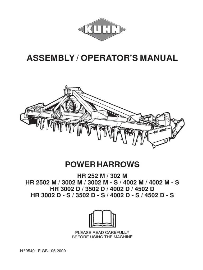 kuhn power harrow parts diagram