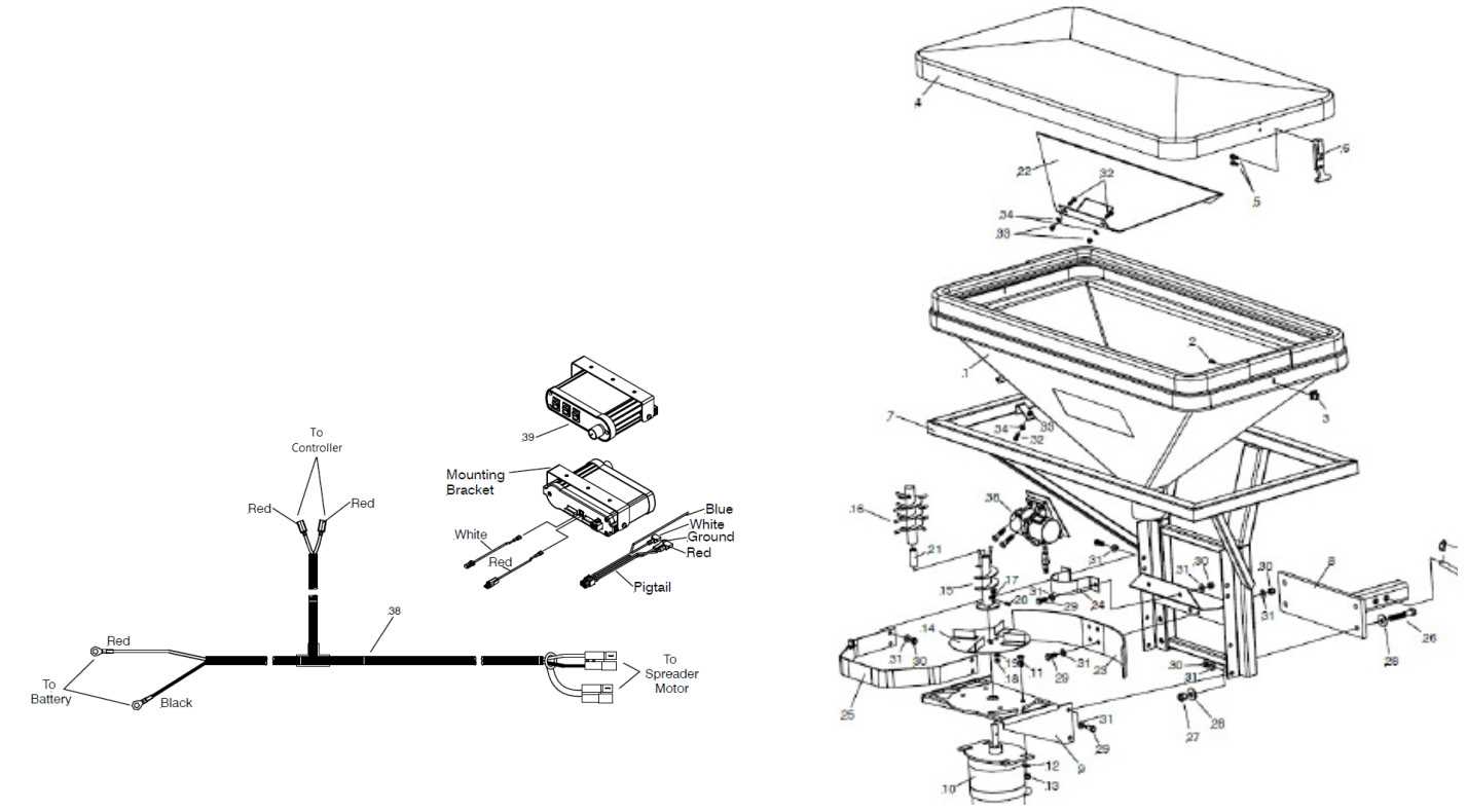 air flo spreader parts diagram