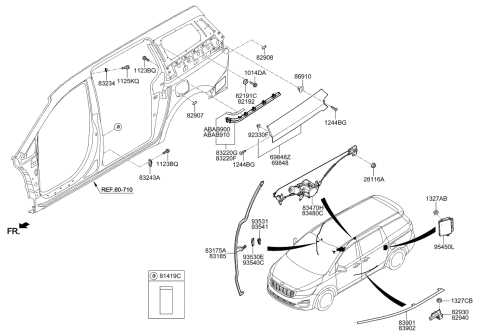 2016 kia sedona parts diagram