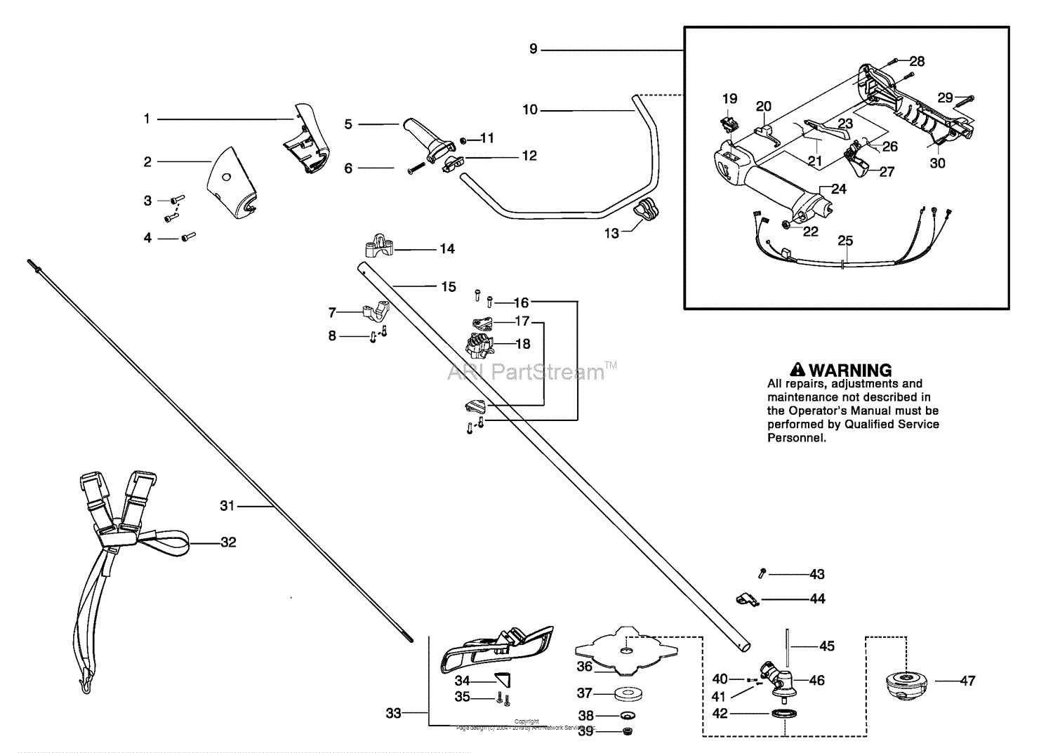 husqvarna 128ld parts diagram