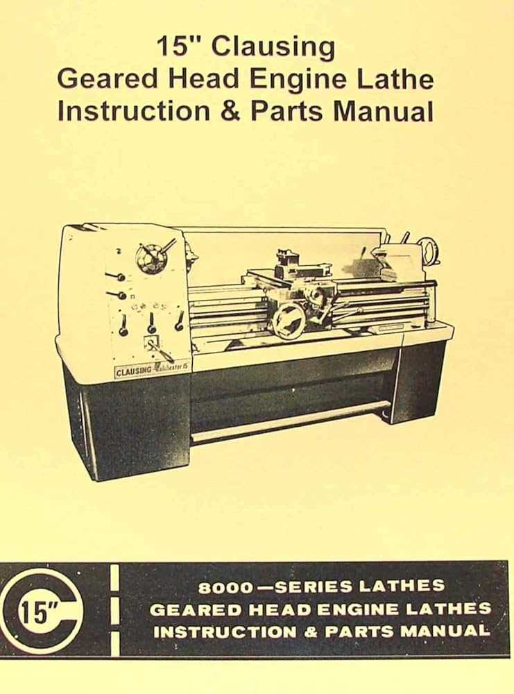 lathe parts diagram