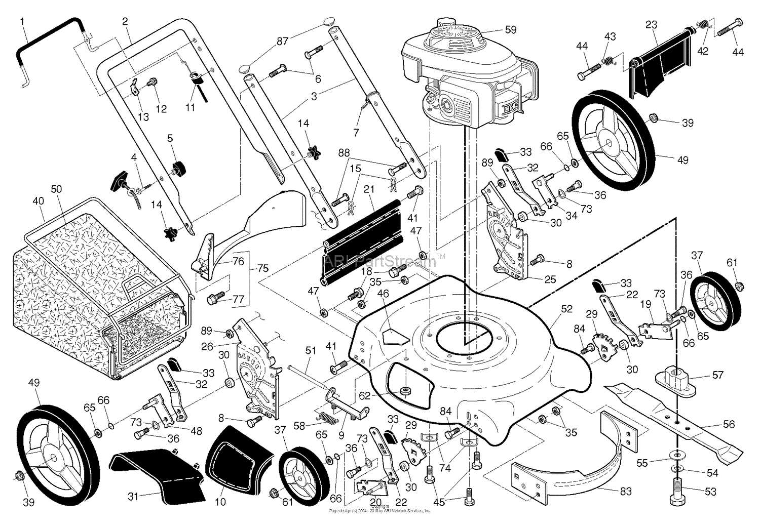 lawn tractor parts diagrams