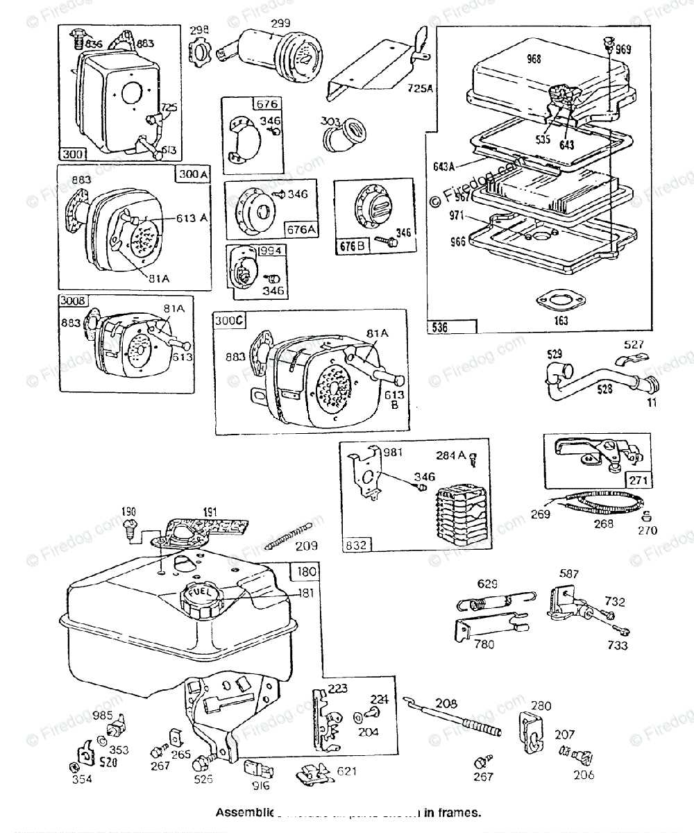 5 hp briggs and stratton parts diagram