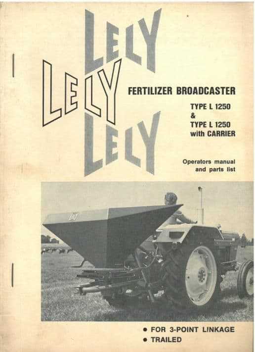 lely spreader parts diagram