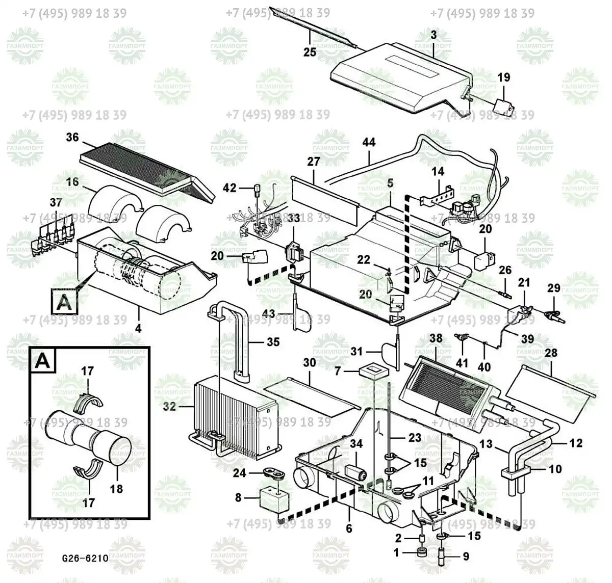 lg air conditioner parts diagram