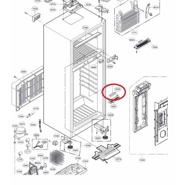 lg french door refrigerator parts diagram