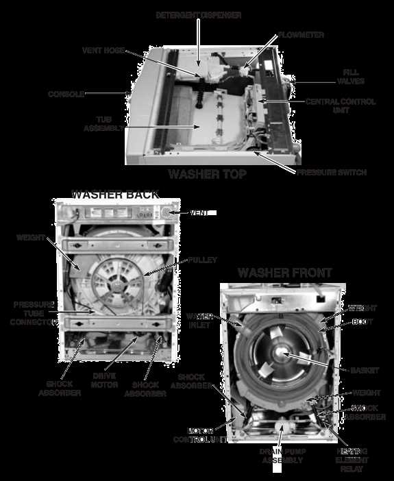 lg steam washer parts diagram