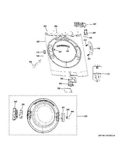 lg steam washer parts diagram