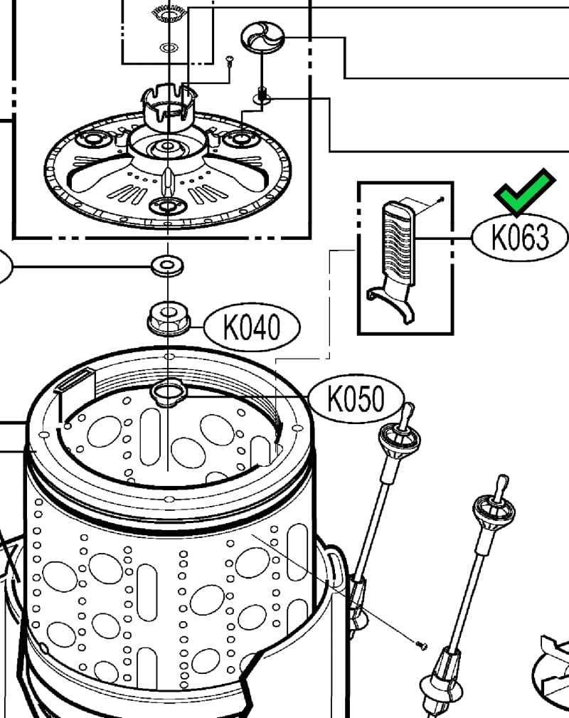 lg top load washing machine parts diagram