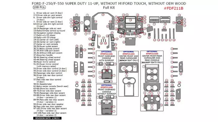 2011 f250 front end parts diagram