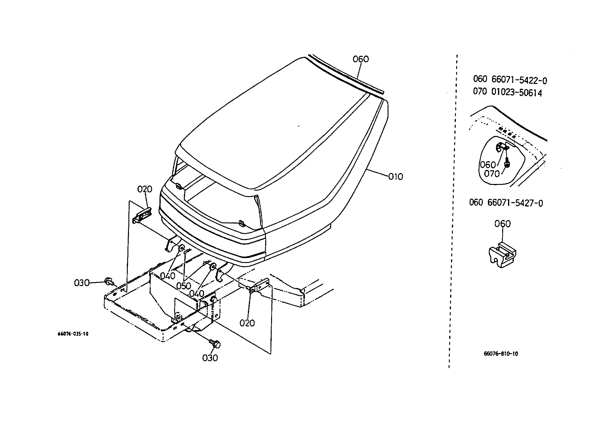 kubota t1400h parts diagram