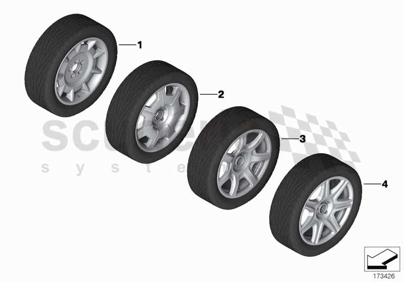 car tire parts diagram