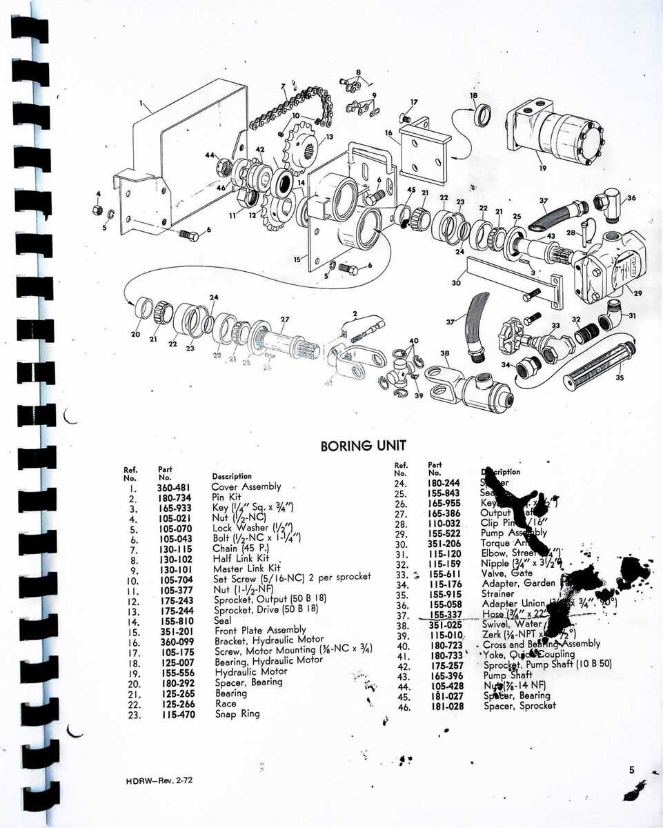 ditch witch 1030 parts diagram