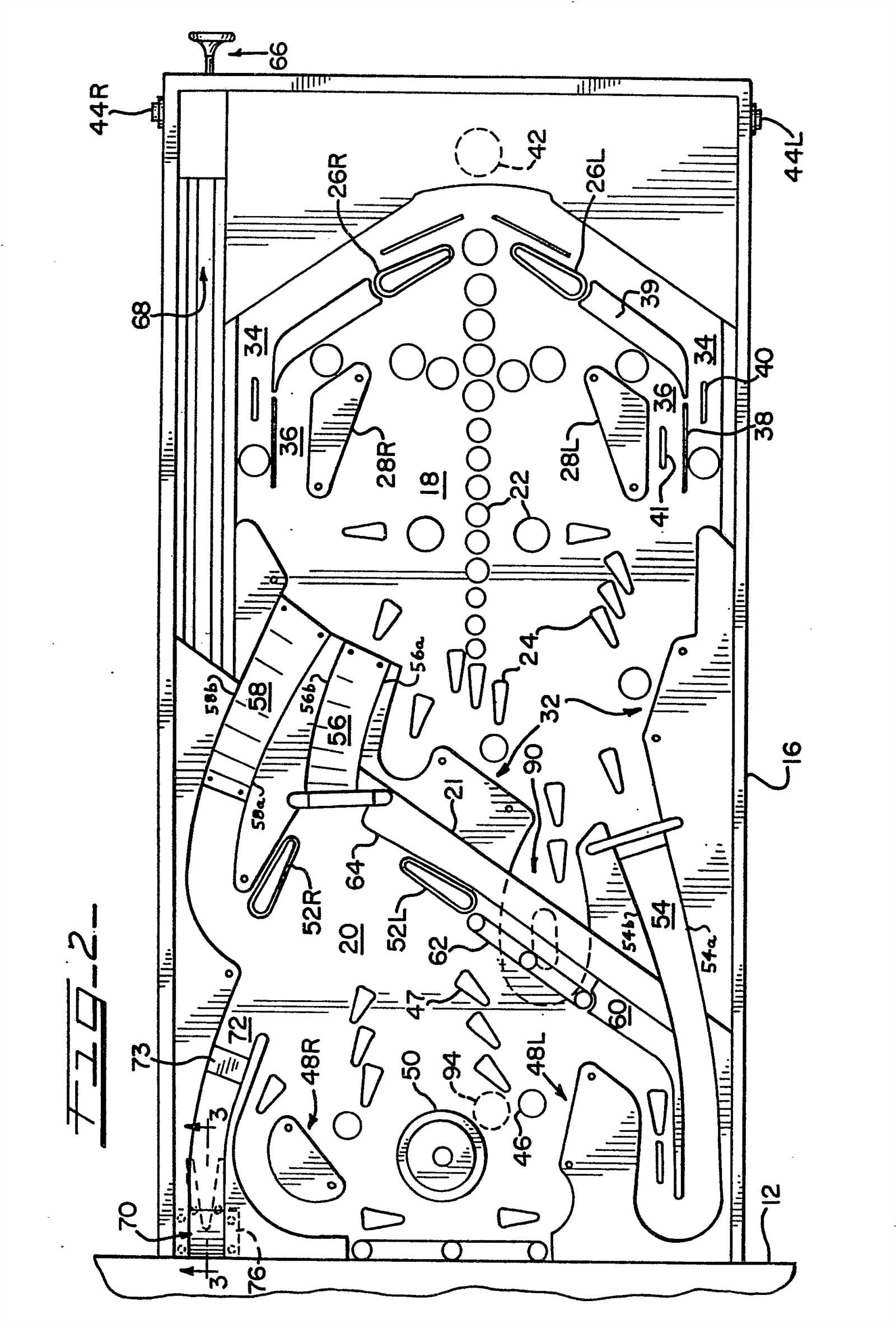 pinball parts diagram