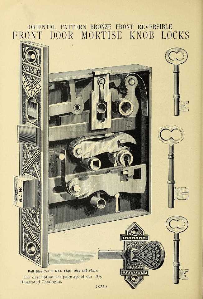 yale lock parts diagram