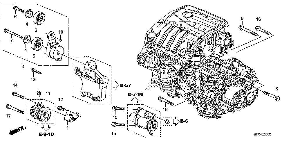 2008 acura mdx parts diagram