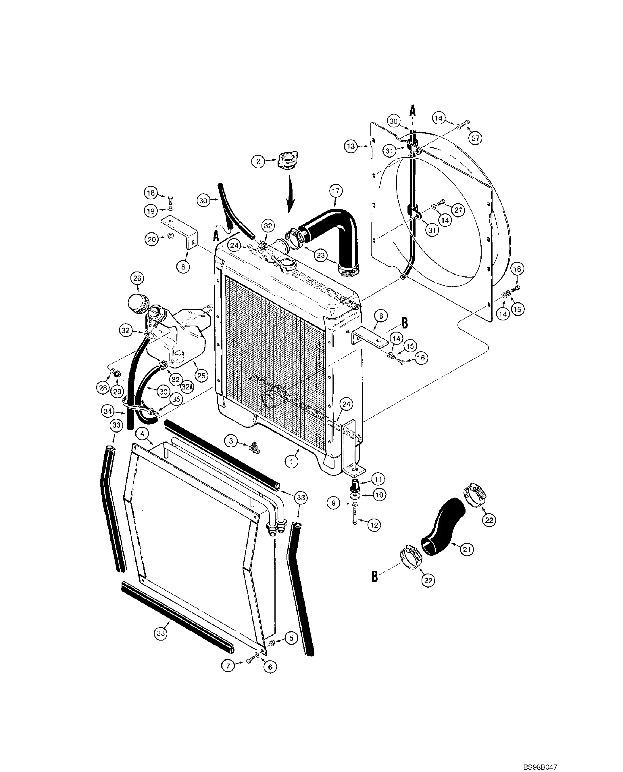 case 1840 parts diagram