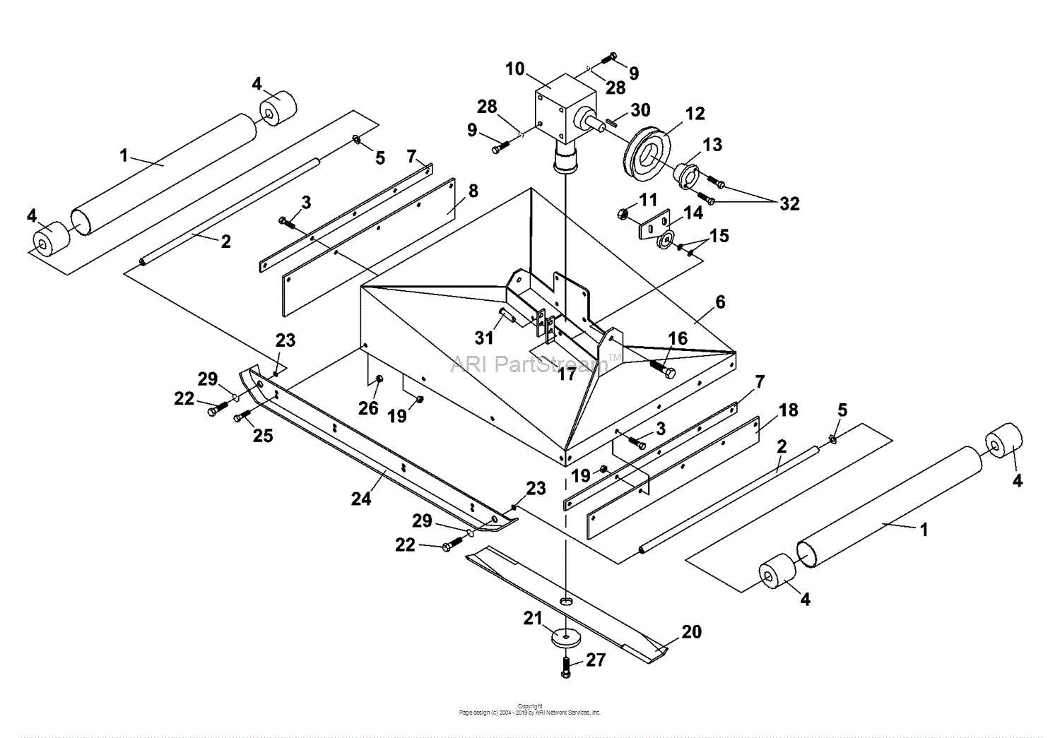 woods mower parts diagrams