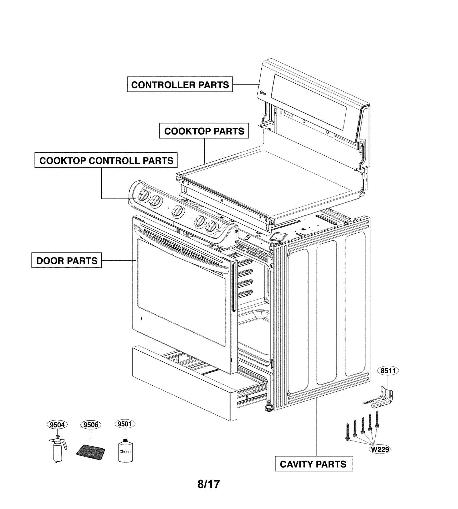 lre3061st parts diagram