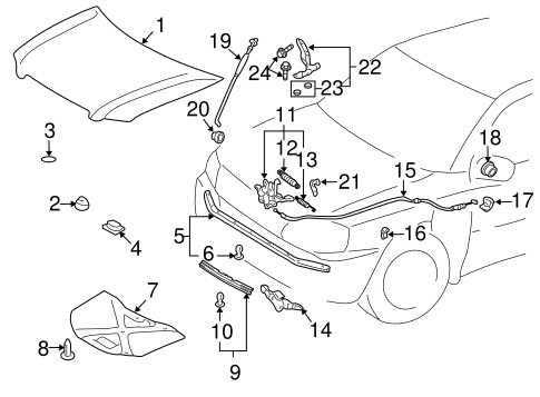 2002 toyota highlander parts diagram