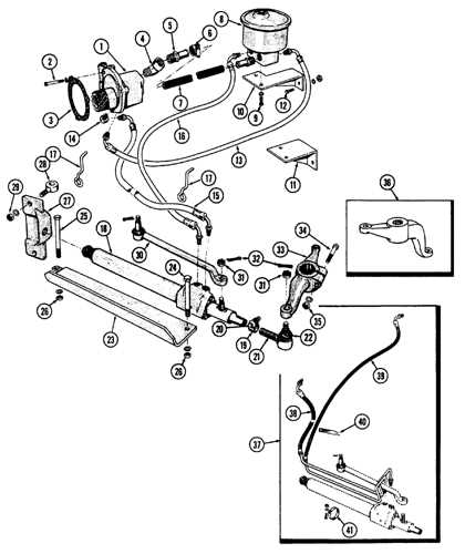 john deere 425 steering parts diagram