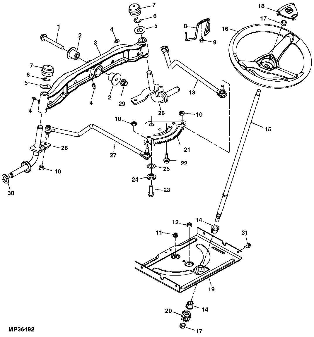 lx176 parts diagram