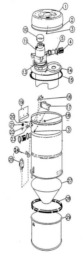 beam central vacuum parts diagram