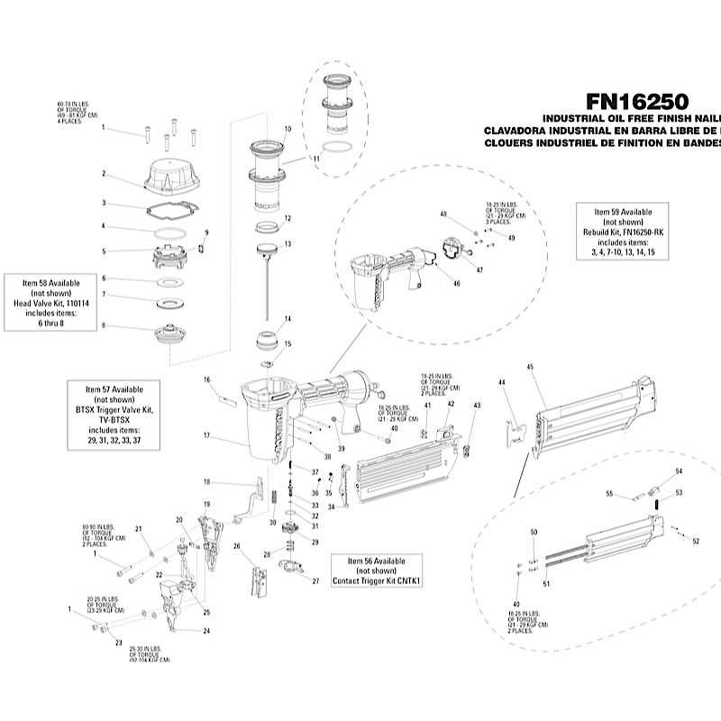 bostitch floor stapler parts diagram