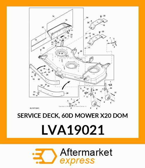 john deere z425 54c parts diagram