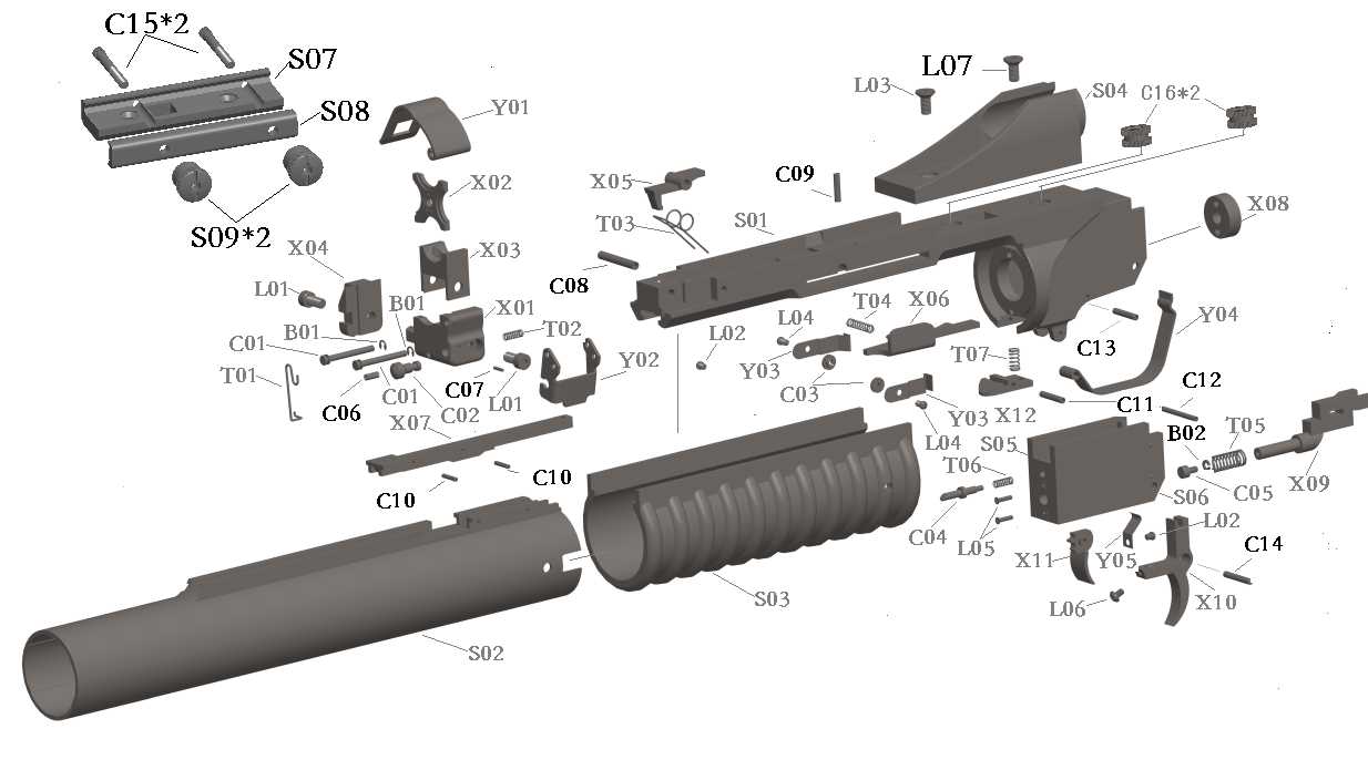 m203 parts diagram