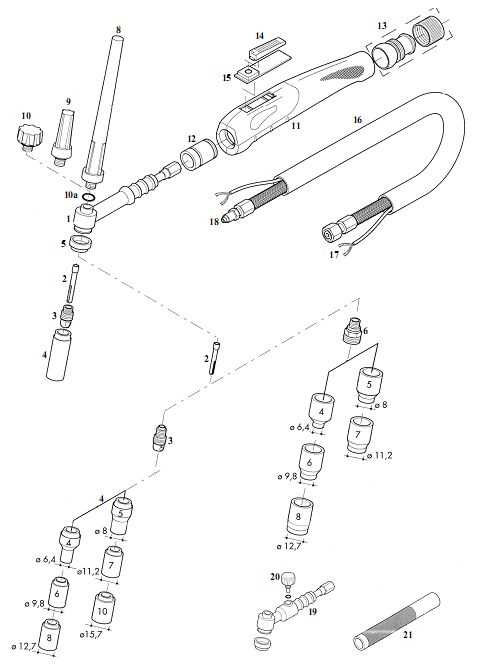 mag torch parts diagram