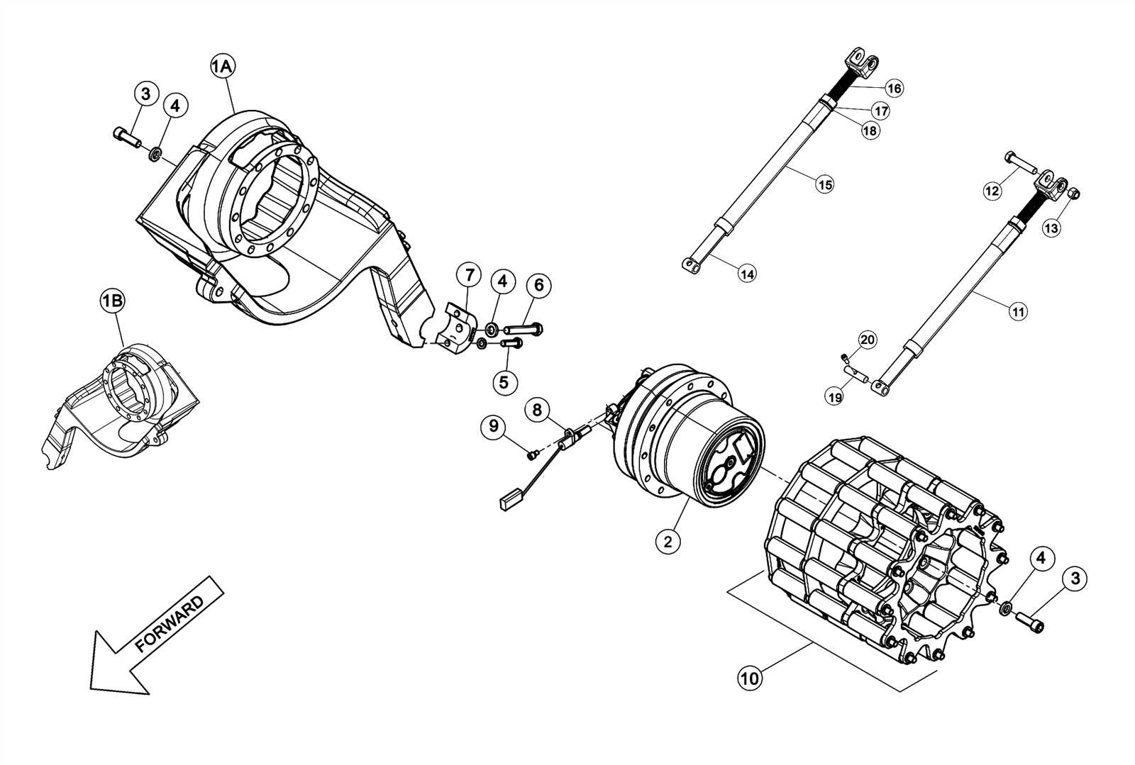 cat 287b parts diagram